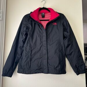 Hyvent Hooded North Face Windbreaker Insulated Rain Jacket Zip Up Women’s Medium